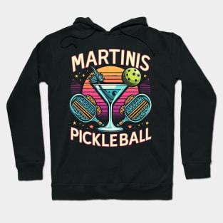 Martinis & Pickleball Design #1 Hoodie